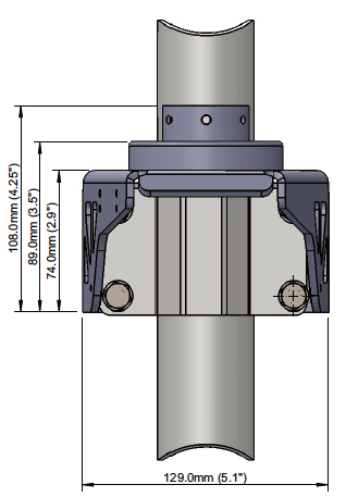 Gill MaxiMet橫臂安裝支架(圖1)